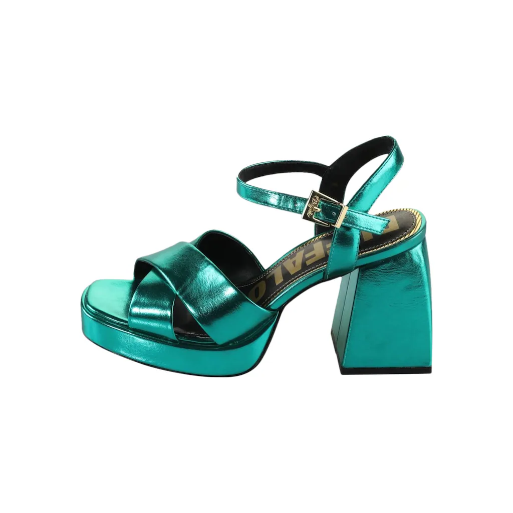 Buffalo High-Heel-Pumps »Buffalo Damen Buffalo Bella Cross Vegan Nappa«