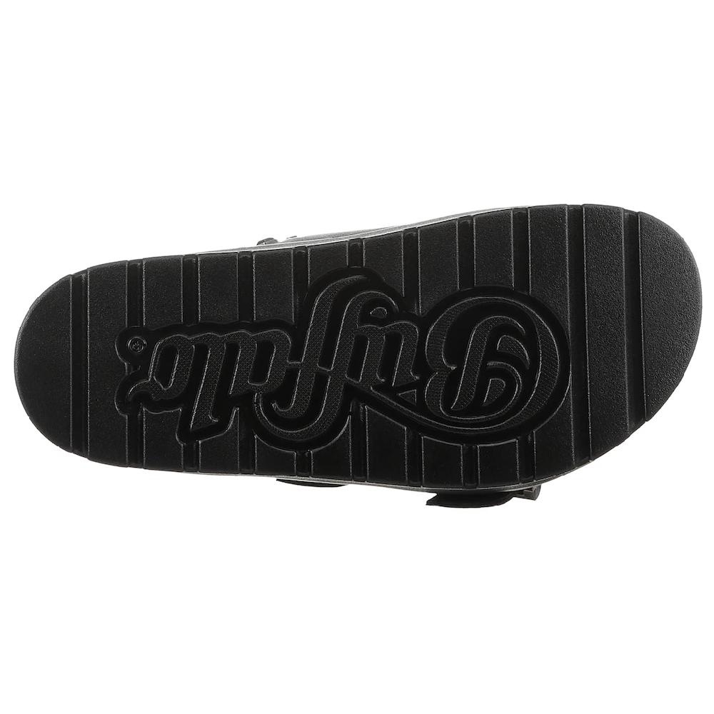 Buffalo Pantolette »RAYA ARI« Sommerschuh Schlappen Strandschuh Mit Nietenverzierung