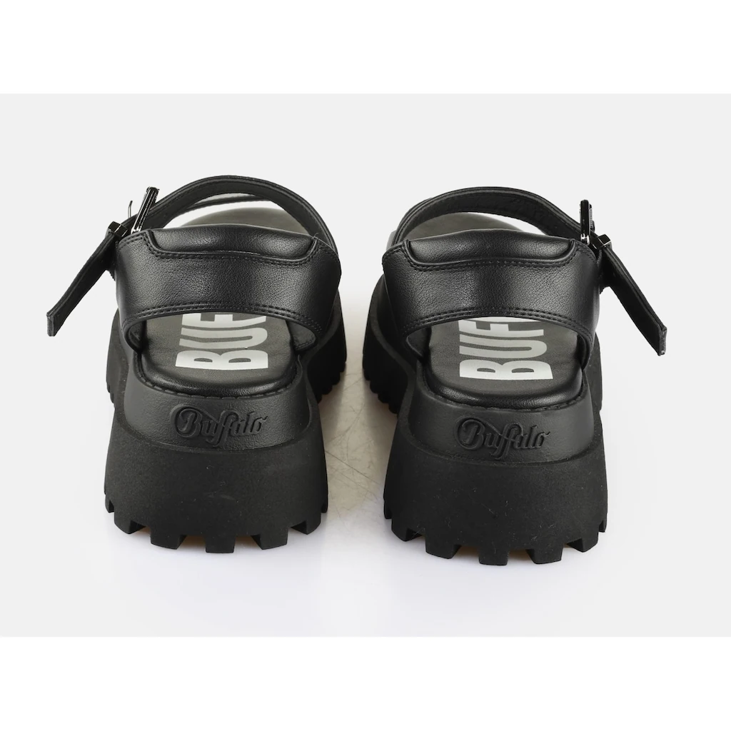 Buffalo Plateausandale »PLUTO JOJO« Riemchensandale Festival-Sandale Sommerschuh Mit Plateau