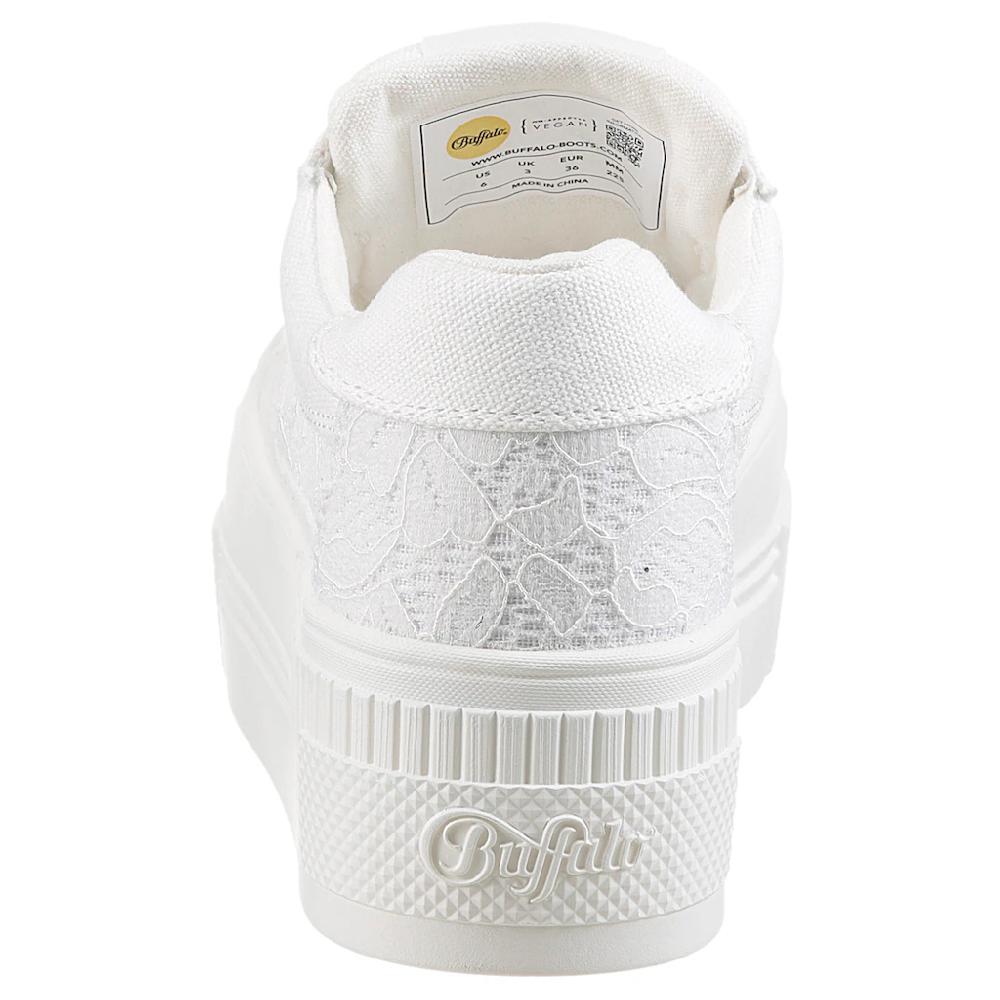 Buffalo Plateausneaker »PAIRED BLOOM« Schnürschuh Halbschuh Freizeitschuh Mit MemoryFoam-Innensohle