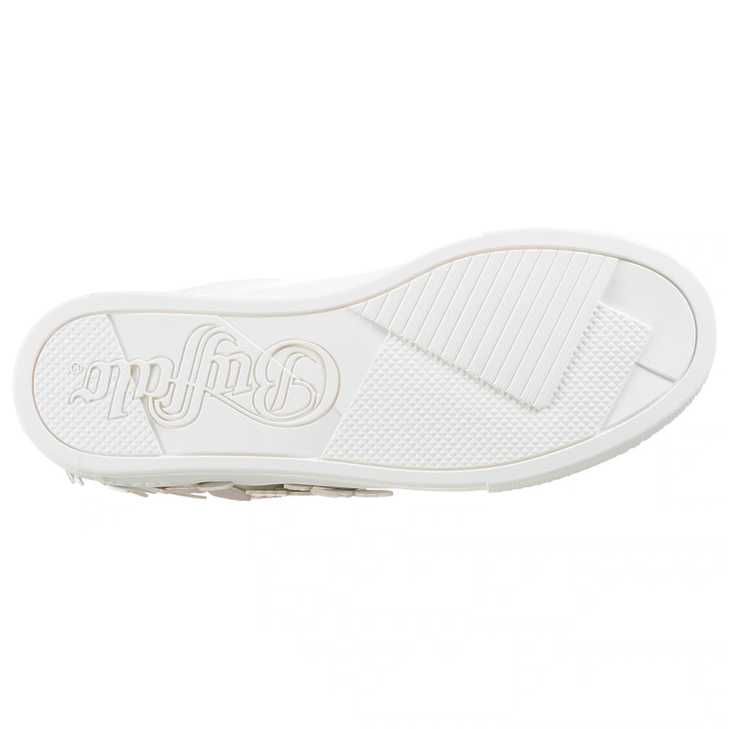 Buffalo Plateausneaker »PAIRED BUTTERFLY« Schnürschuh Freizeitschuh Halbschuh Mit Schmetterling-Verzierung