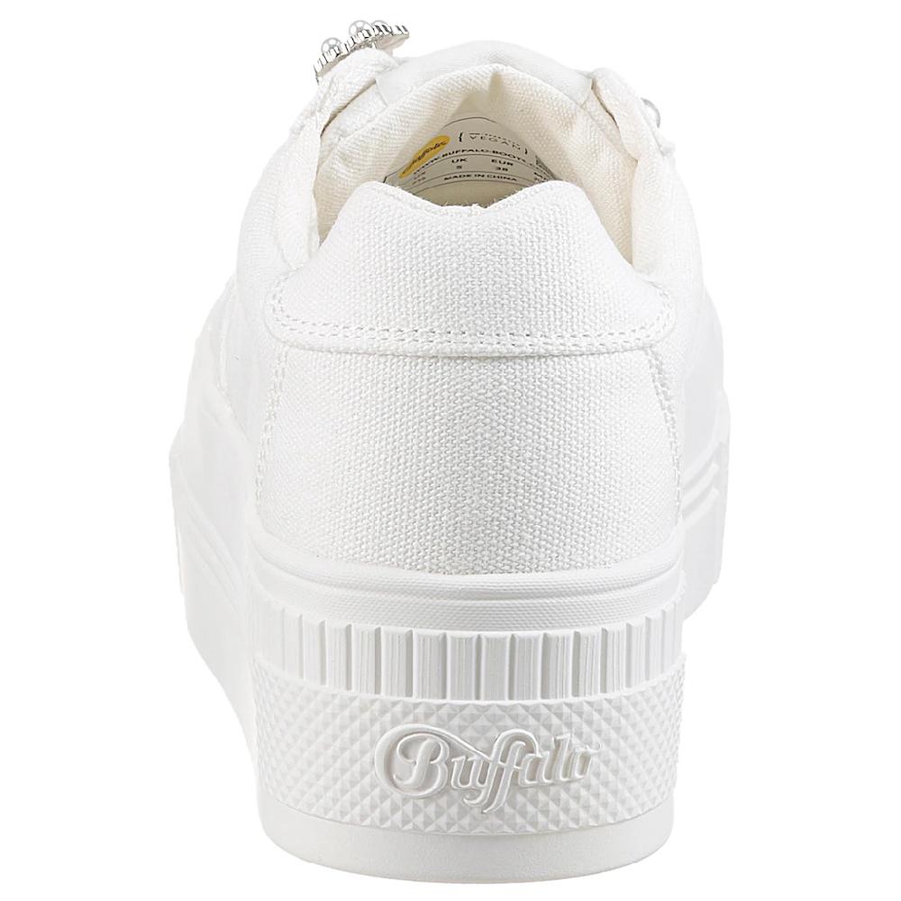 Buffalo Plateausneaker »PAIRED ICE« Schnürschuh Freizeitsneaker Halbschuh Mit Schmuckelementen