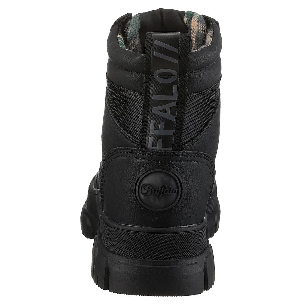 Buffalo Schnürboots »NOVA COM VEGAN« Stiefelette High Top Sneaker Plateauabsatz Mit Memory Foam Kaufen