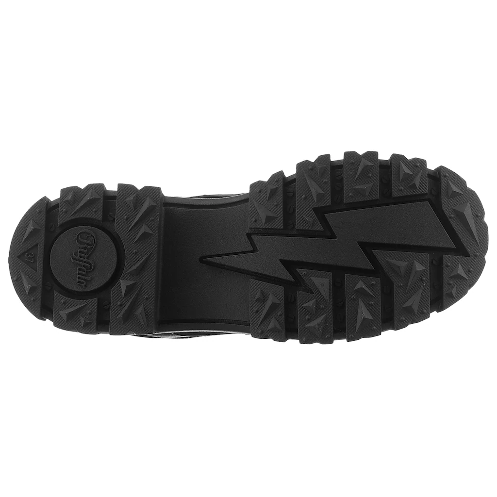 (Buffalo Schnürschuh Mit Profilsohle Freizeitschuh Halbschuh Schnürschuh