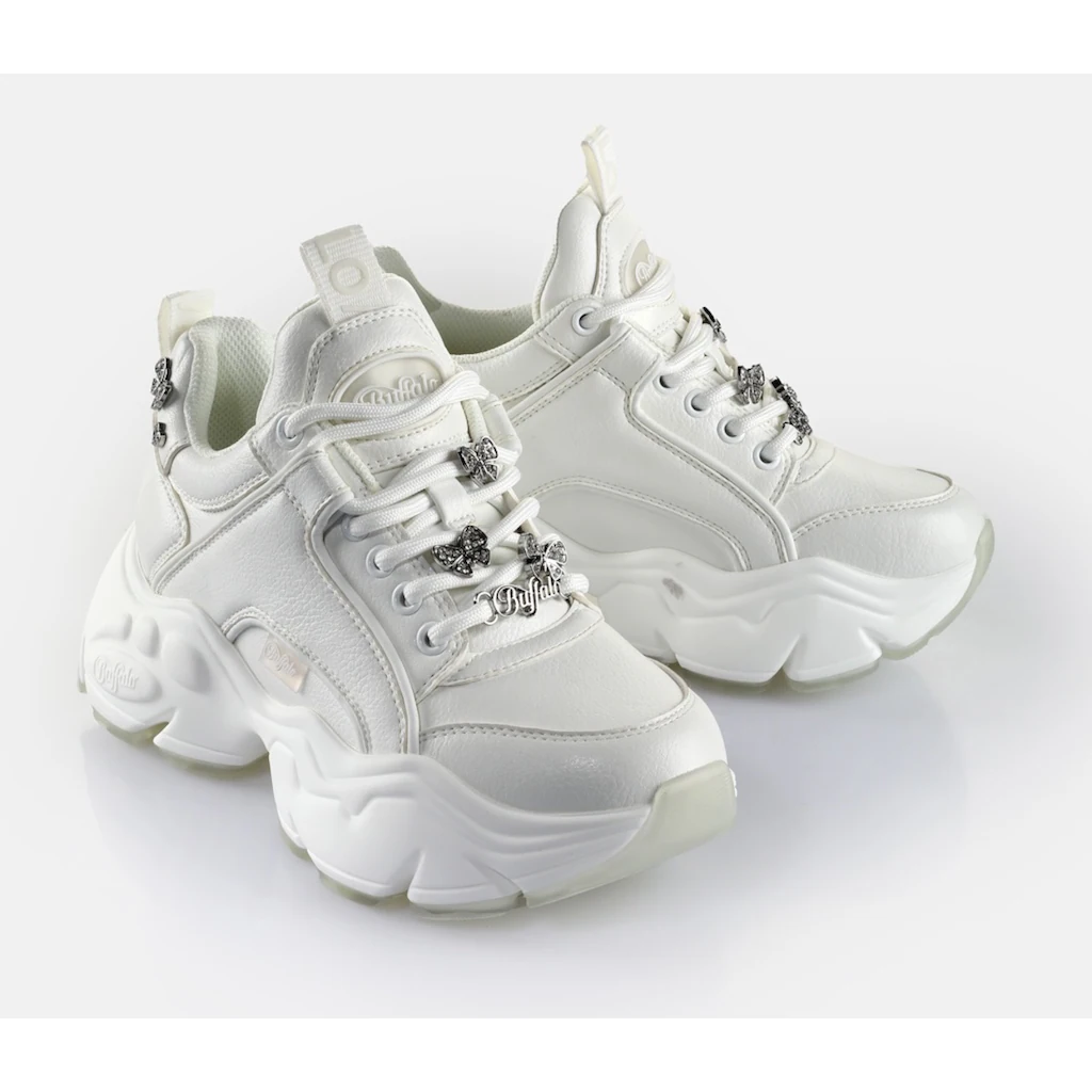 Buffalo Sneaker »BINARY ICE 3.0« Freizeitschuh Chunky-Sneaker Schnürschuh mit Schmuckelementen online bestellen