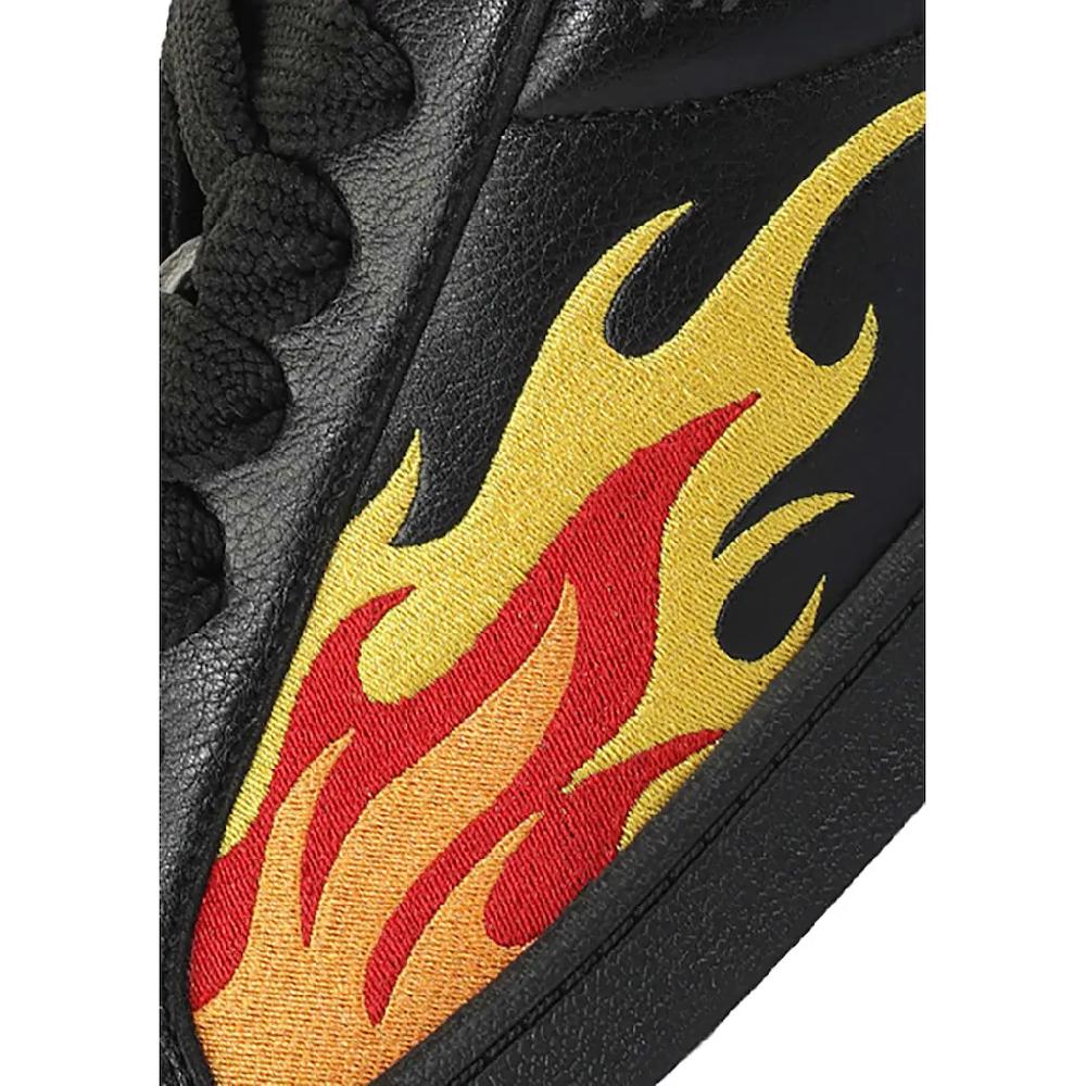 Buffalo Sneaker »LIBERTY« Freizeitschuh Halbschuh Schnürschuh Mit Flammen-Motiv ▷ Für