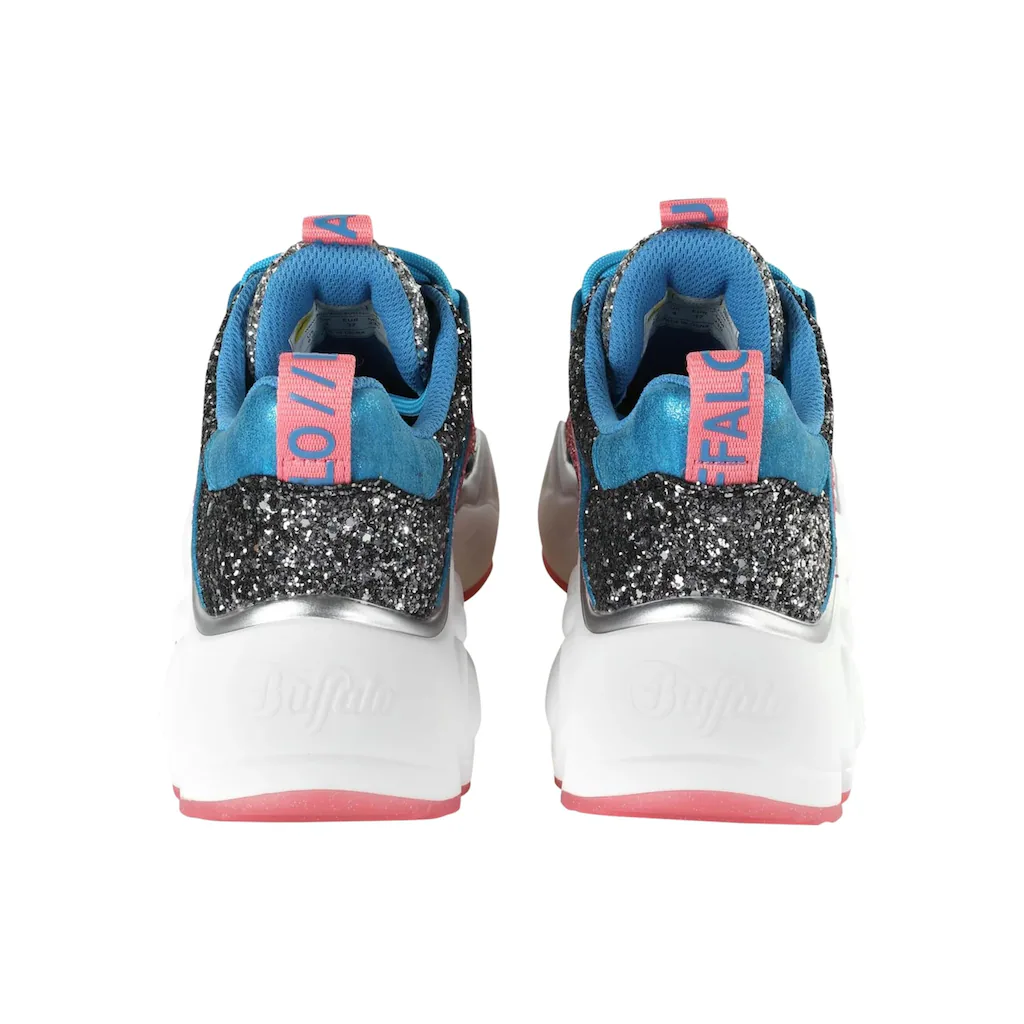 Buffalo Trainingsschuh »Buffalo Damen Buffalo Binary Glam Vegan Glitter« Auf Rechnung Bestellen