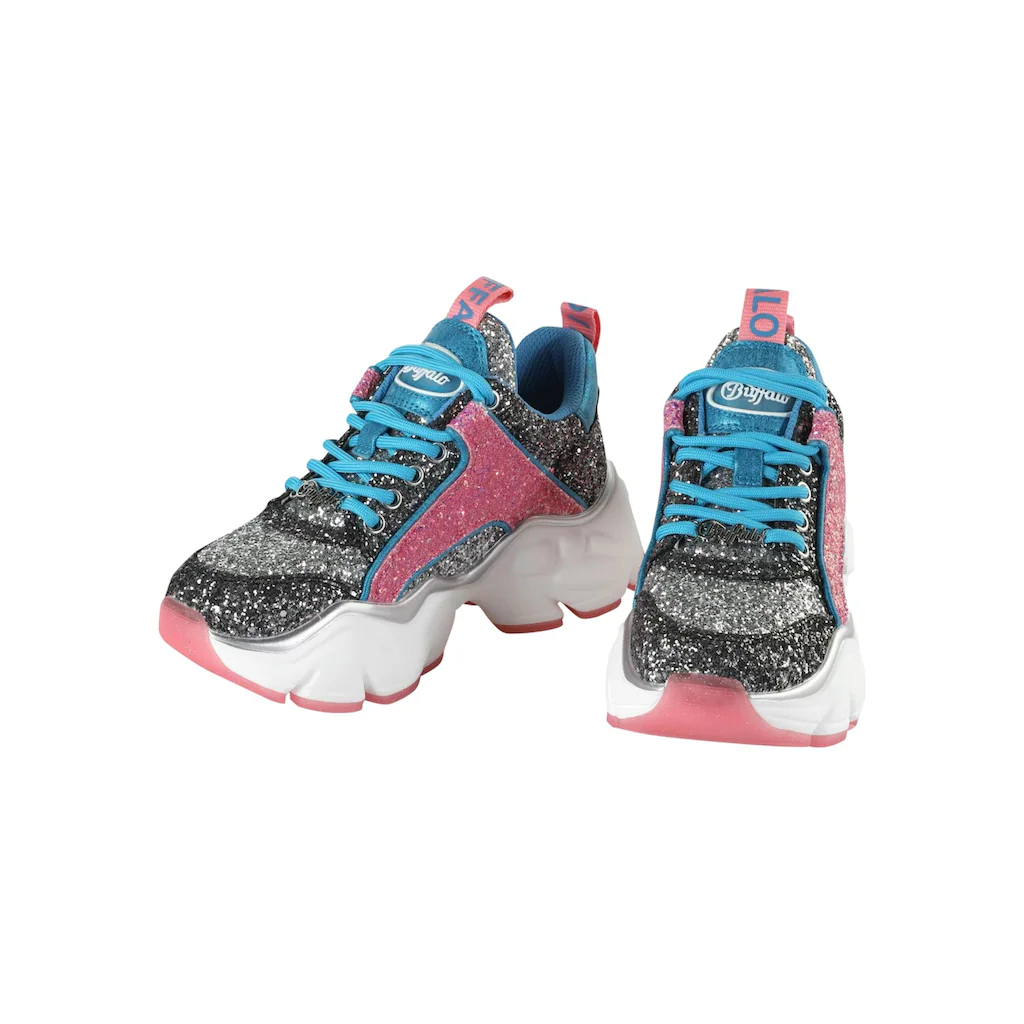 Buffalo Trainingsschuh »Buffalo Damen Buffalo Binary Glam Vegan Glitter« Auf Rechnung Bestellen