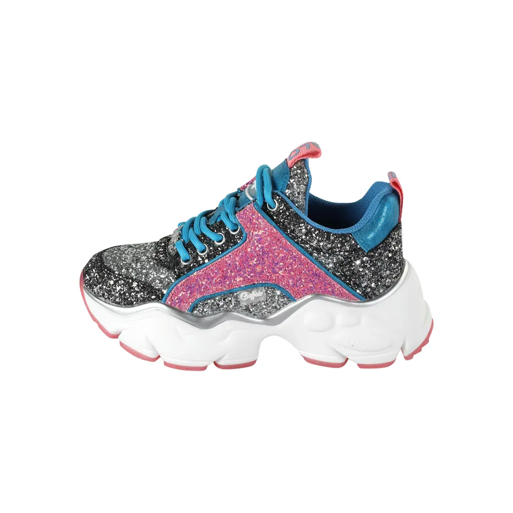 Buffalo Trainingsschuh »Buffalo Damen Buffalo Binary Glam Vegan Glitter« Auf Rechnung Bestellen
