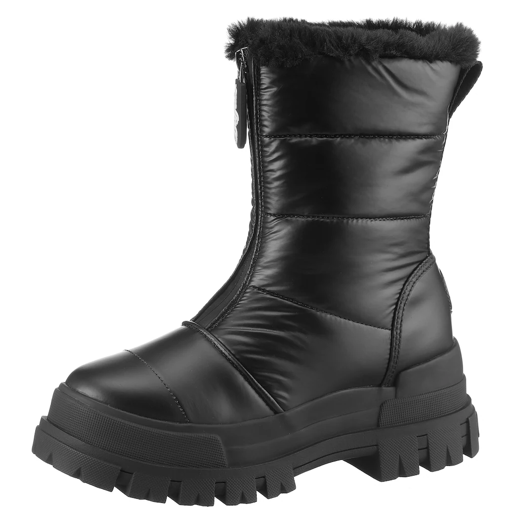 Buffalo Winterboots »ASPHA QUILT ZIP VEGAN« Schlupfboots Winterstiefelette Snowboot mit Warmfutter online kaufen