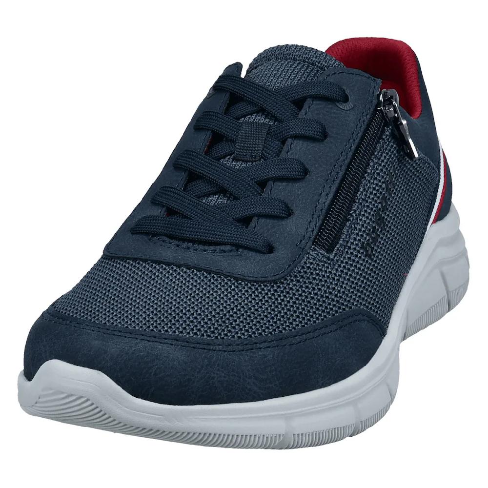 bugatti Keilsneaker Freizeitschuh Halbschuh Schnürschuh mit Außenreißverschluss