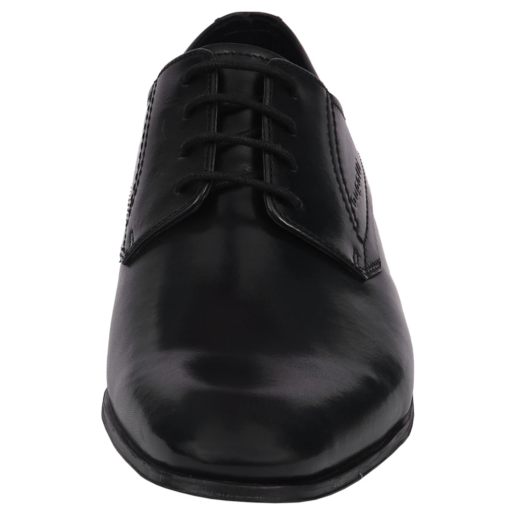 Bugatti Schnürschuh Blockabsatz Abendschuh Businessschuh Festtagsschuh Logoprägung ▷ Für