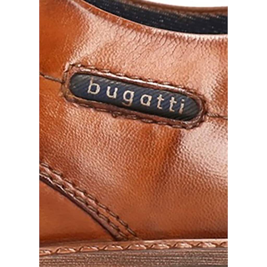 Bugatti Schnürschuh Businessschuh Abendschuh Mit Kleinen Stretcheinsätzen Weite G ▷ Für