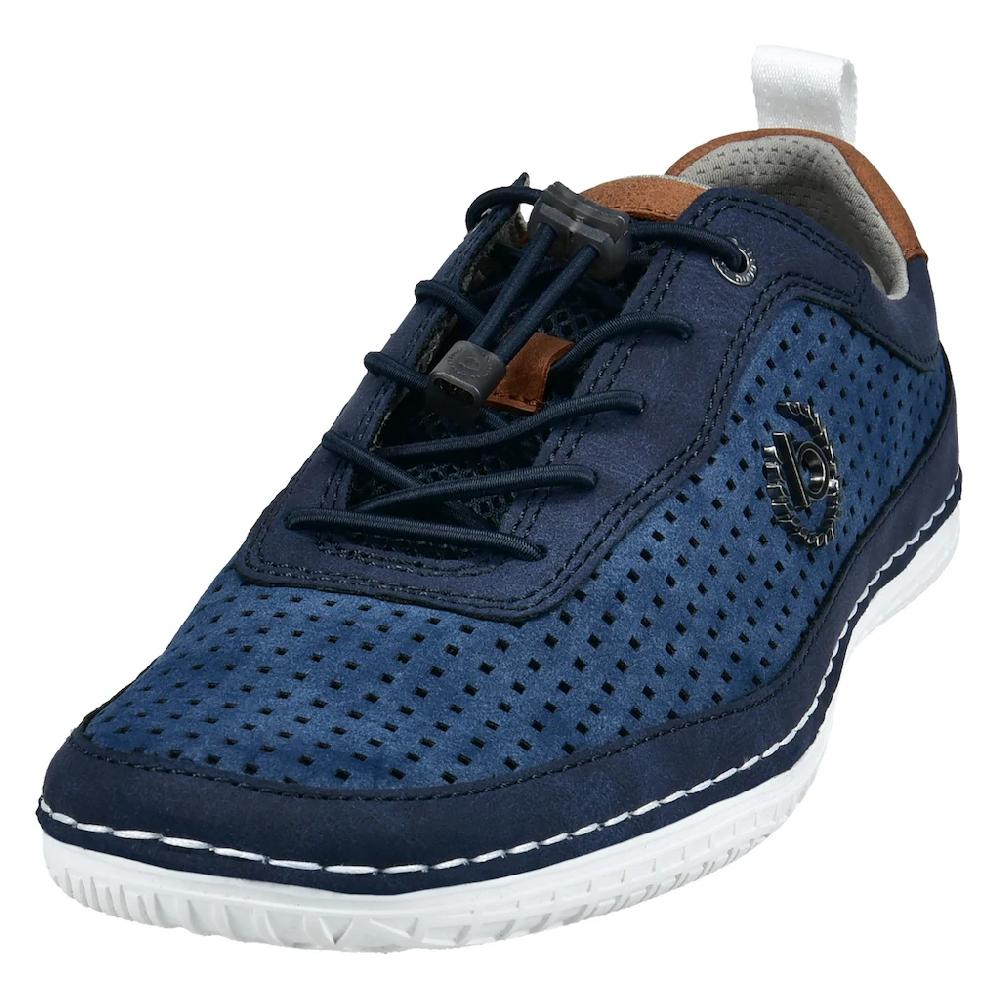 bugatti Slip-On Sneaker Freizeitschuh Halbschuh Slipper mit Lochmuster
