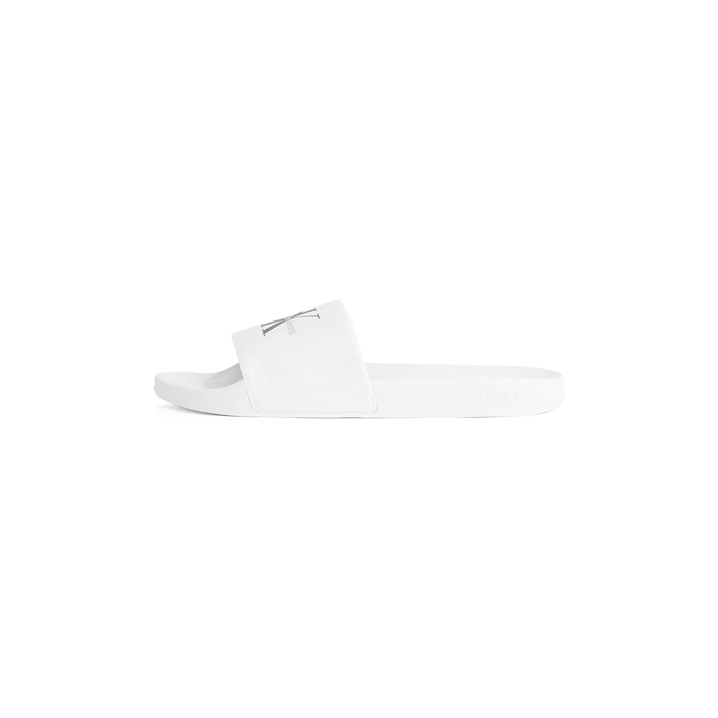 Calvin Klein Jeans Badepantolette »SLIDE MONOGRAM« Sommerschuh Schlappen Poolslides Strandschuh mit Logoschriftzug kaufen