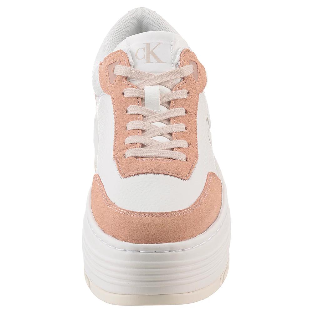 Calvin Klein Jeans Plateausneaker »BOLD FLATF LOW LACE TUMB LTH« Schnürschuh Halbschuh Freizeitschuh Mit Seitlichem CK-Logo Online Bestellen