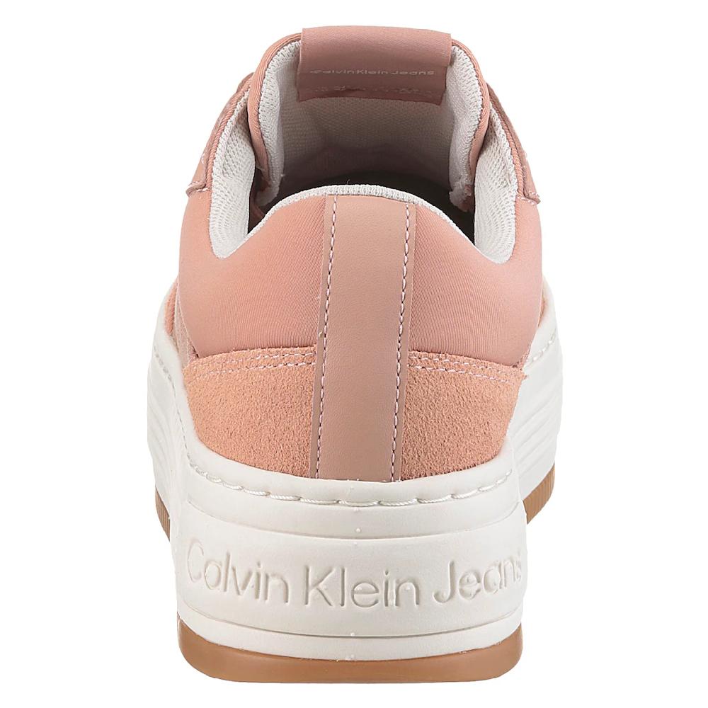Calvin Klein Jeans Plateausneaker »BOLD FLATF LOW MIX MG MEDIA« Schnürschuh Freizeitschuh Halbschuh Mit Seitlichem Logo Bestellen
