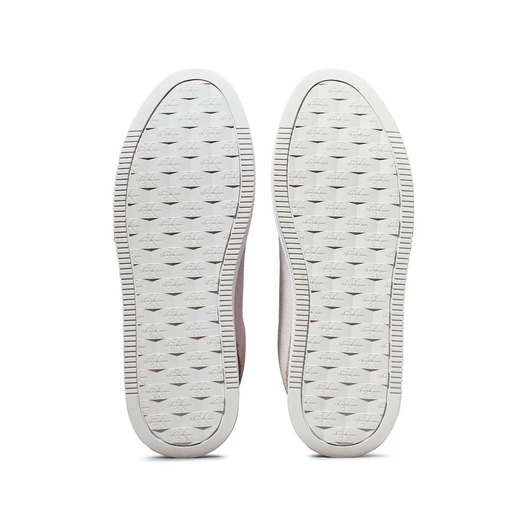 Calvin Klein Jeans Plateausneaker »BOLD PLATF LACEUP LOW MG SUEDE« Freizeitschuh Halbschuh Schnürschuh Mit Seitlichem CK-Logo ▷ Für