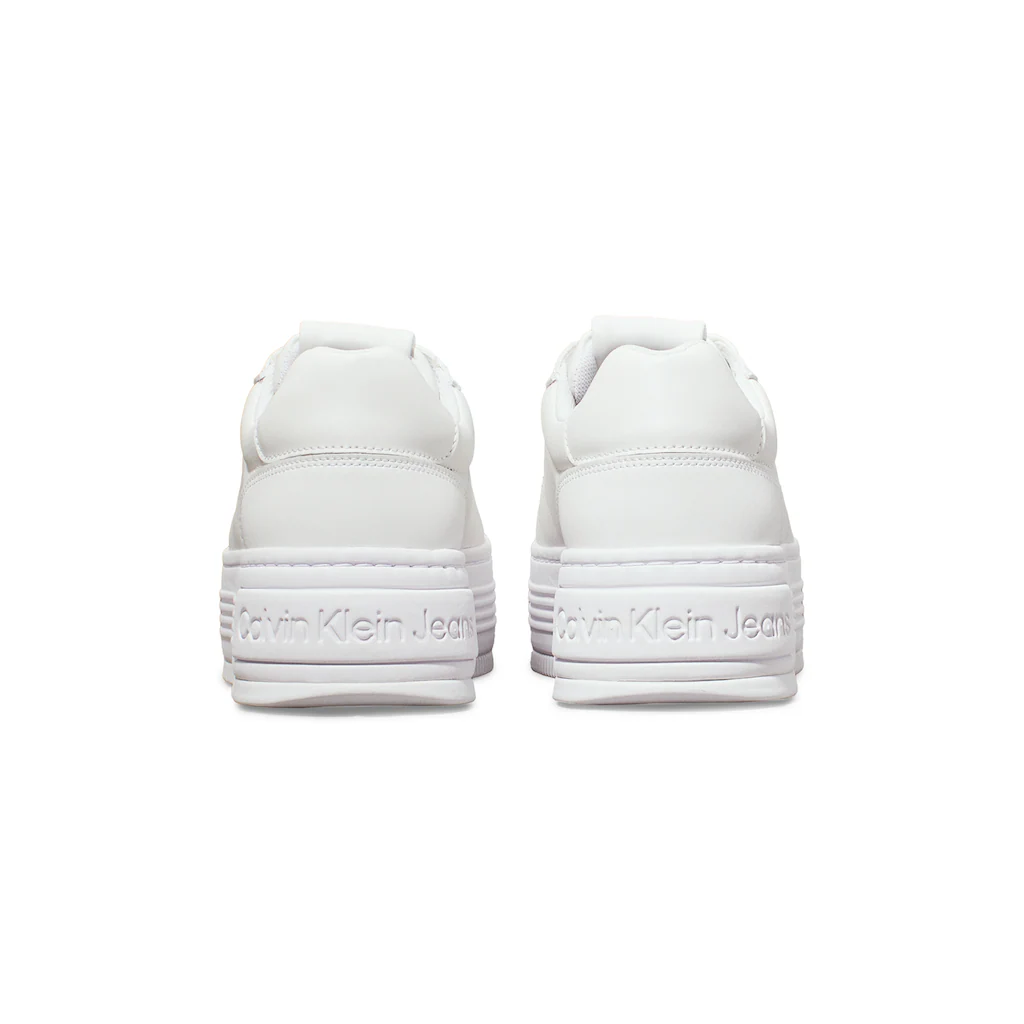 Calvin Klein Jeans Plateausneaker »BOLD PLATF LOW OH MG LTH« Halbschuh Schnürschuh Freizeitschuh Mit Gepolstertem Schaftrand Bestellen