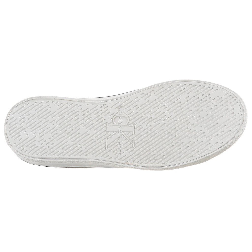 Calvin Klein Jeans Plateausneaker »BOLD VULC FLATF MID LTH IN« High Top Sneaker Schnürboots Mit CK Logo An Der Ferse Online Bestellen