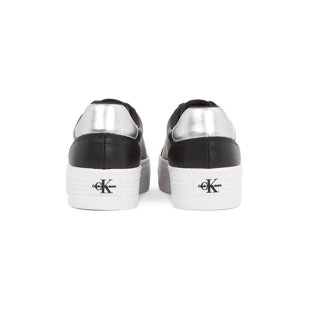 Calvin Klein Jeans Plateausneaker »BOLD VULC FLATF LACEUP LTH« Halbschuh Freizeitsneaker Schnürschuh Mit Stylischer Plateausohle Online Kaufen