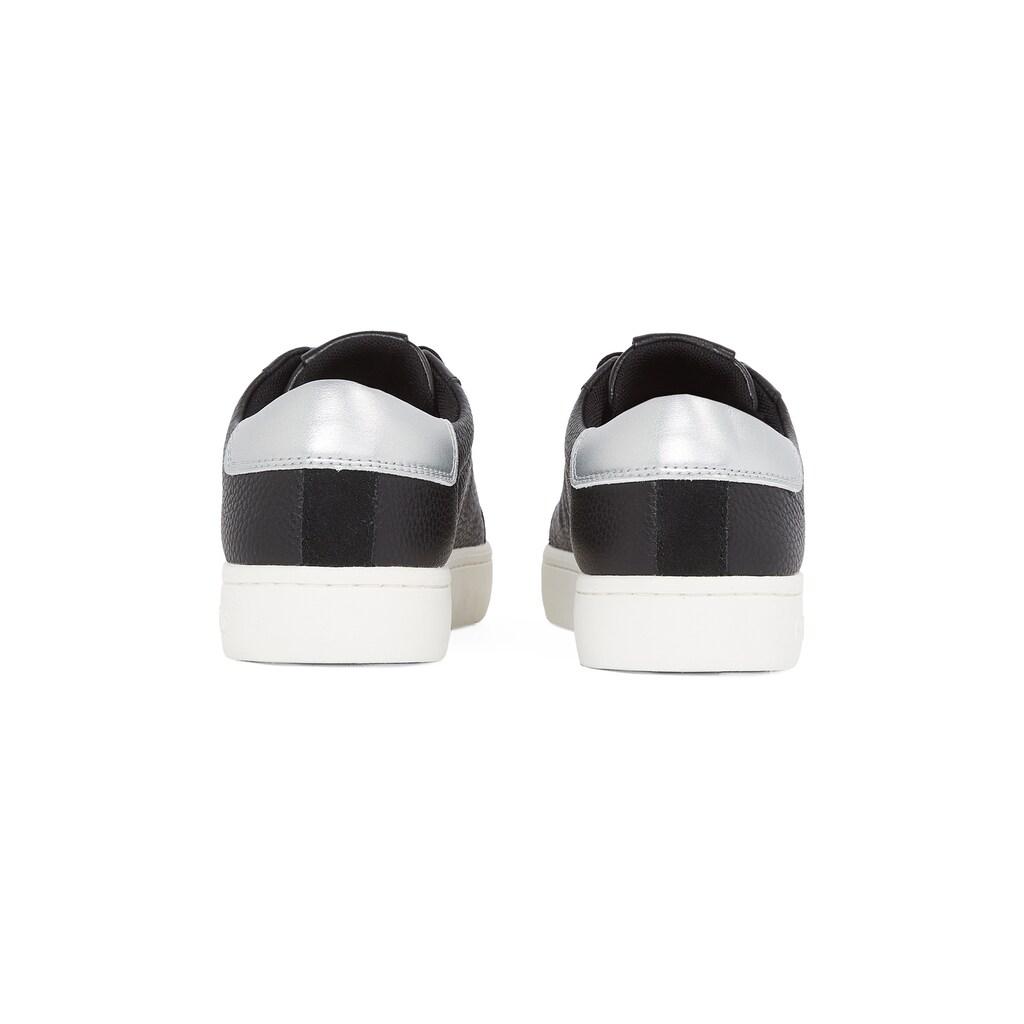 Calvin Klein Jeans Plateausneaker »CLASSIC CUPSOLE LOW OHB« Schnürschuh Halbschuh Freizeitschuh Mit Kontrast An Der Ferse Online Kaufen