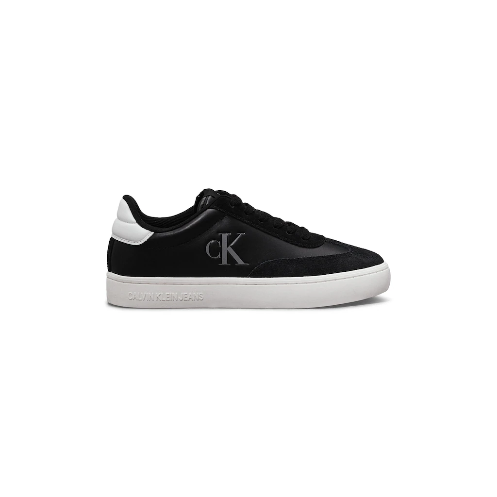 Calvin Klein Jeans Plateausneaker »CLASSIC CUPSOLE LOW MG MIX« Schnürschuh Halbschuh Freizeitschuh Mit Gepolstertem Schaftrand ▷ Für