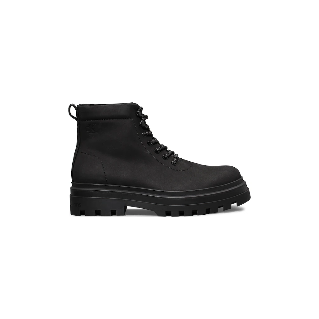 Calvin Klein Jeans Schnürboots »LUGGED BOOT LACEUP REBELLIOUS« Schnürstiefelette Plateauboots Profilsohle Mit Anziehlasche Kaufen