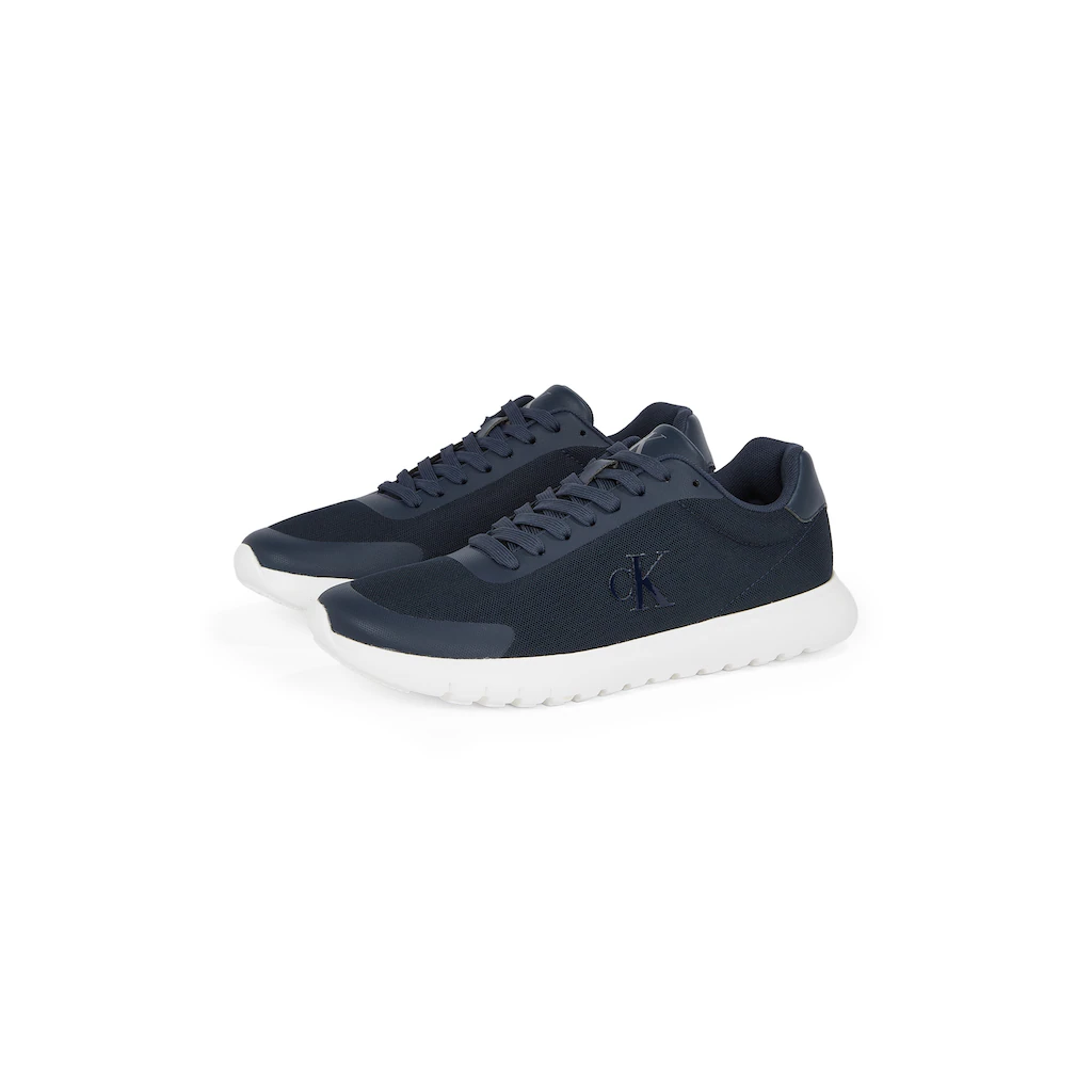 Calvin Klein Jeans Sneaker »3 EVA RUNNER MESH« Freizeitschuh Halbschuh Schnürschuh mit Kontrastbesatz