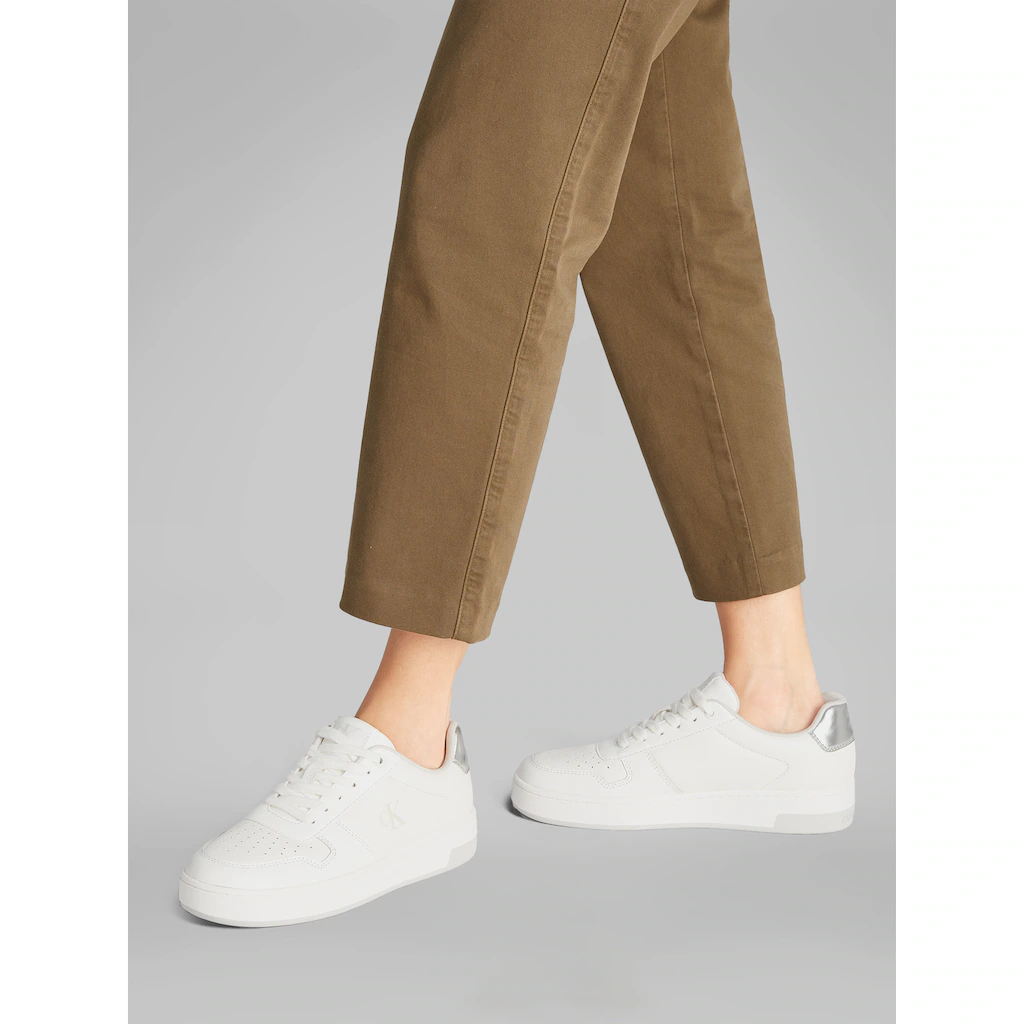 Calvin Klein Jeans Sneaker »BASKET CUPSOLE LOW MG« Basket-Schnürschuh Halbschuh Freizeitsneaker Mit Plateausohle Online Kaufen