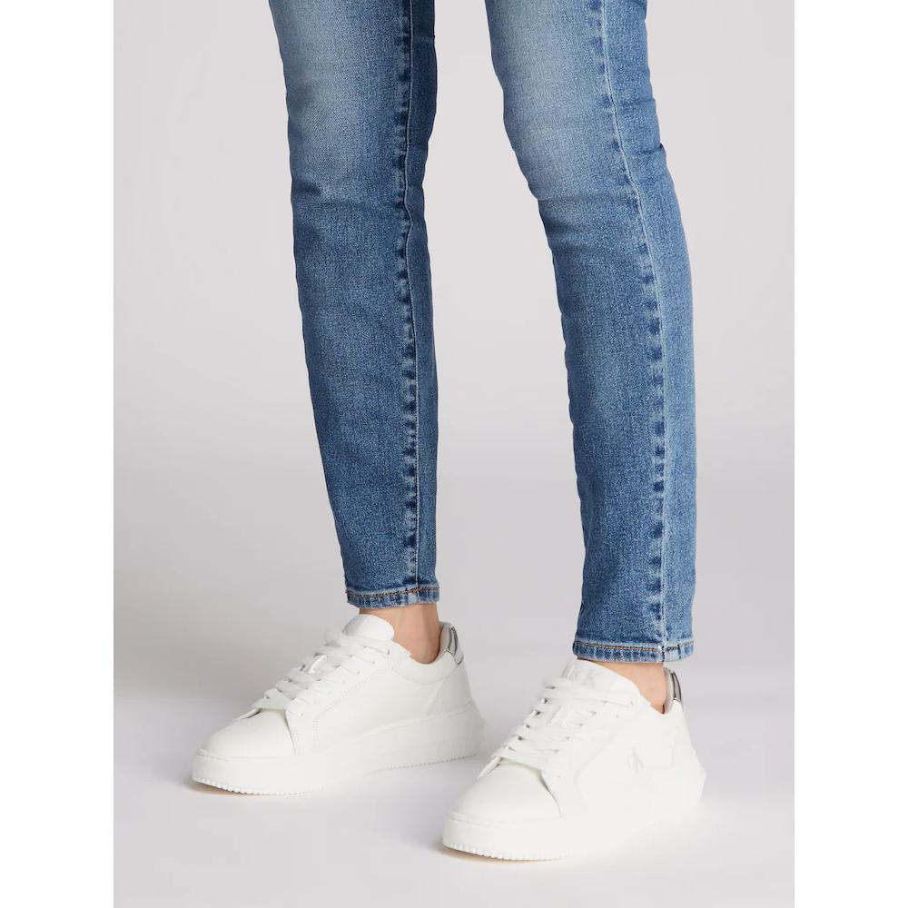 Calvin Klein Jeans Sneaker »CHUNKY CUPSOLE LOW MG« Schnürschuh Freizeitschuh Halbschuh Mit Fersenkontrast Bestellen