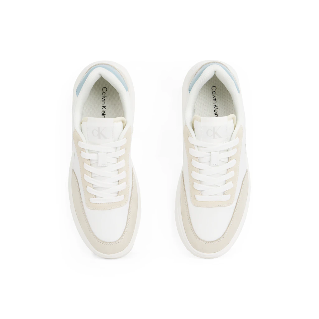 Calvin Klein Jeans Sneaker »CHUNKY CUPSOLE LOW MIX IN« Freizeitschuh Halbschuh Schnürschuh Mit CK Logo