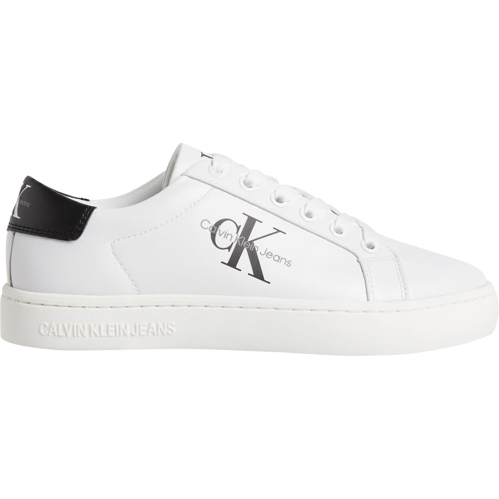Calvin Klein Jeans Sneaker »CLASSIC CUPSOLE LACEUP LTH WN« Mit Seitlichem Logoschriftzug Freizeitschuh Halbschuh Schnürschuh Online Bestellen