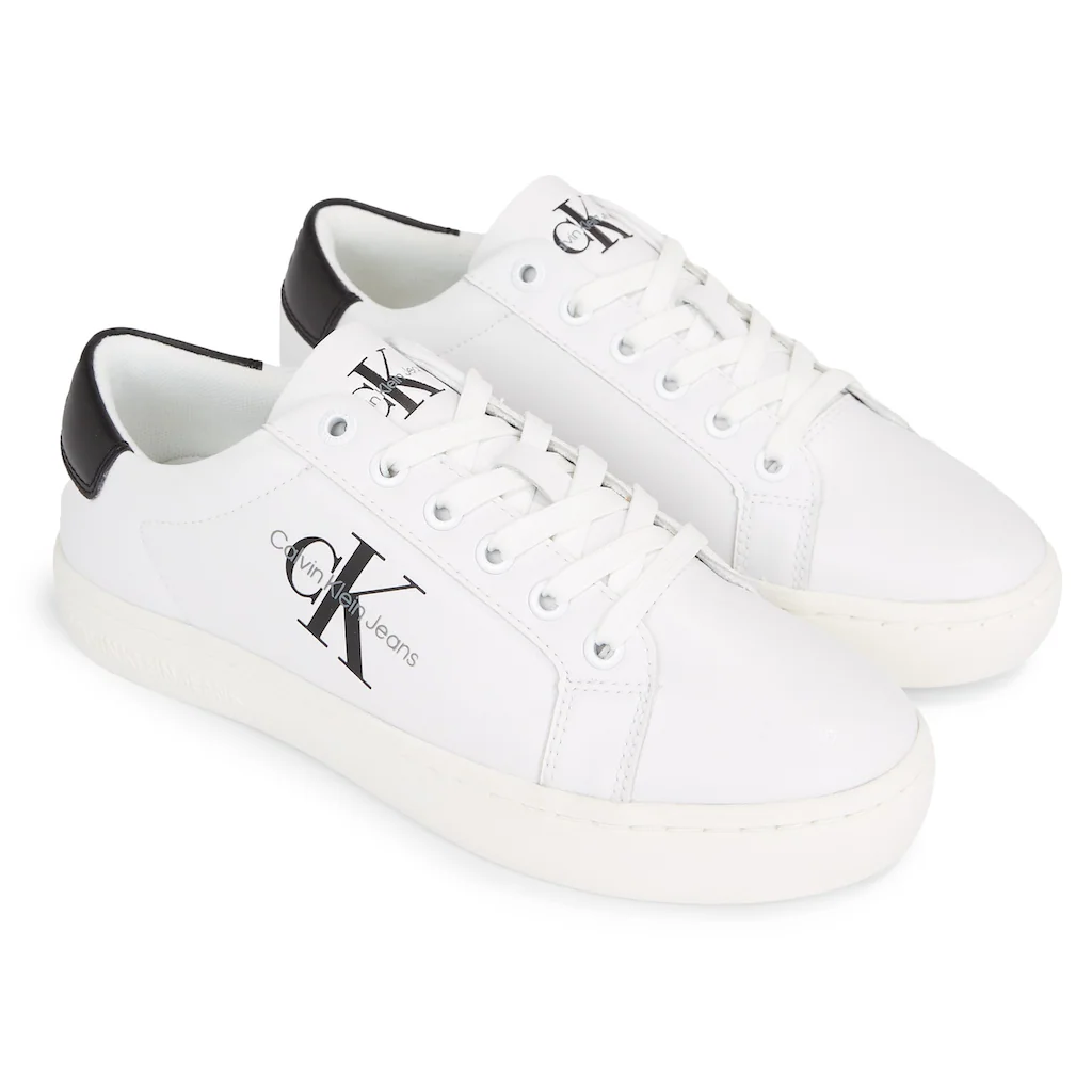 Calvin Klein Jeans Sneaker »CLASSIC CUPSOLE LACEUP LTH WN« mit seitlichem Logoschriftzug Freizeitschuh Halbschuh Schnürschuh online bestellen