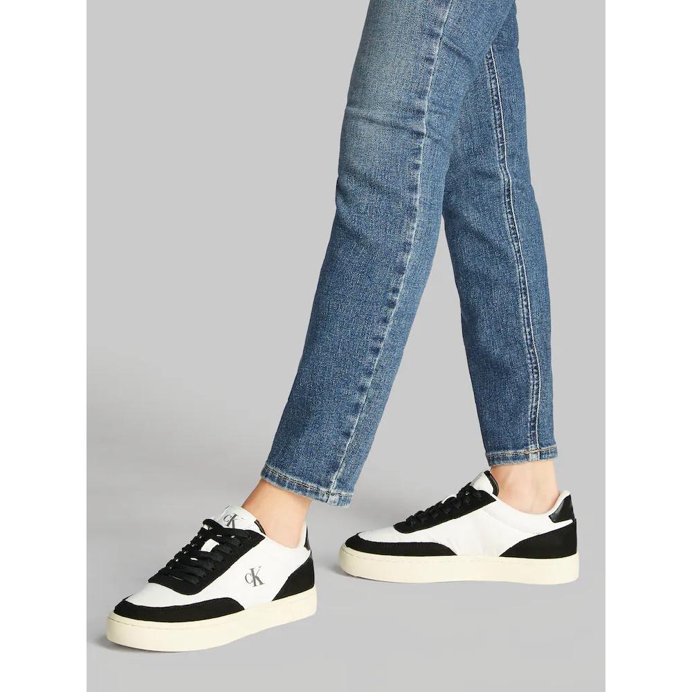 Calvin Klein Jeans Sneaker »CLASSIC CUPSOLE MIX IN« Schnürschuh Freizeitschuh Halbschuh Mit Plateausohle Online Kaufen