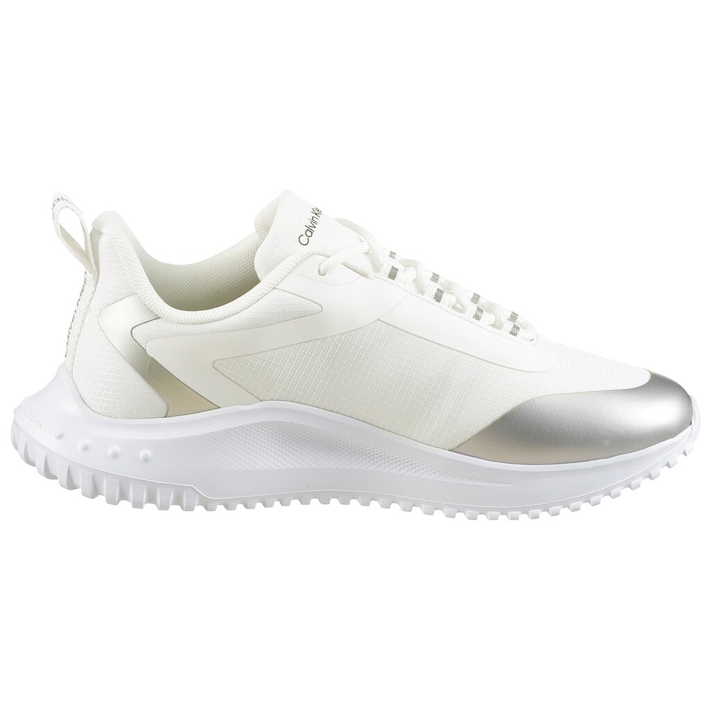 Calvin Klein Jeans Sneaker »EVA RUNNER LOW LACE MIX ML WN« Freizeitschuh Halbschuh Schnürschuh Mit Leichter Laufsohle Kaufen