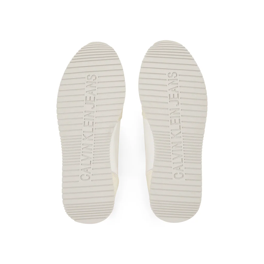 Calvin Klein Jeans Sneaker »RUNNER SOCK LACEUP ML LTH« Halbschuh Freizeitschuh Schnürschuh Mit Logoschriftzug ▷ Für