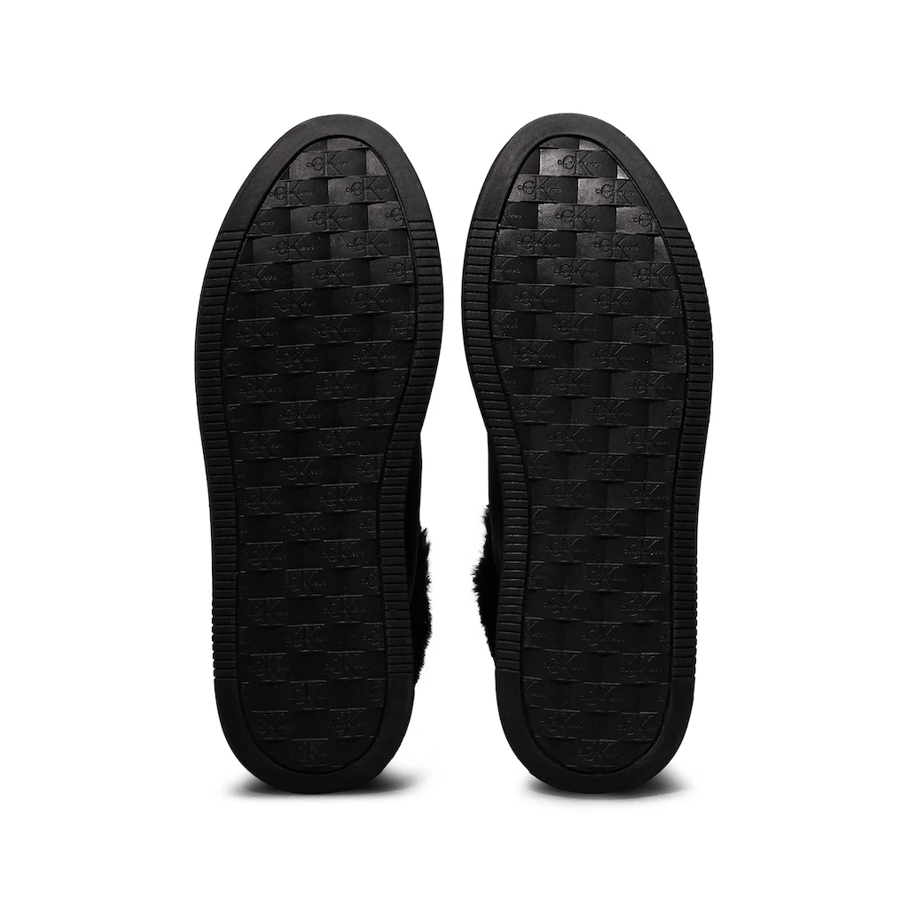 Calvin Klein Jeans Winterboots »BOLD PLATF LOW LACEUP MG LTH« Plateauboots Stiefelette High-Top Sneaker Logo In Der Laufsohle Kaufen