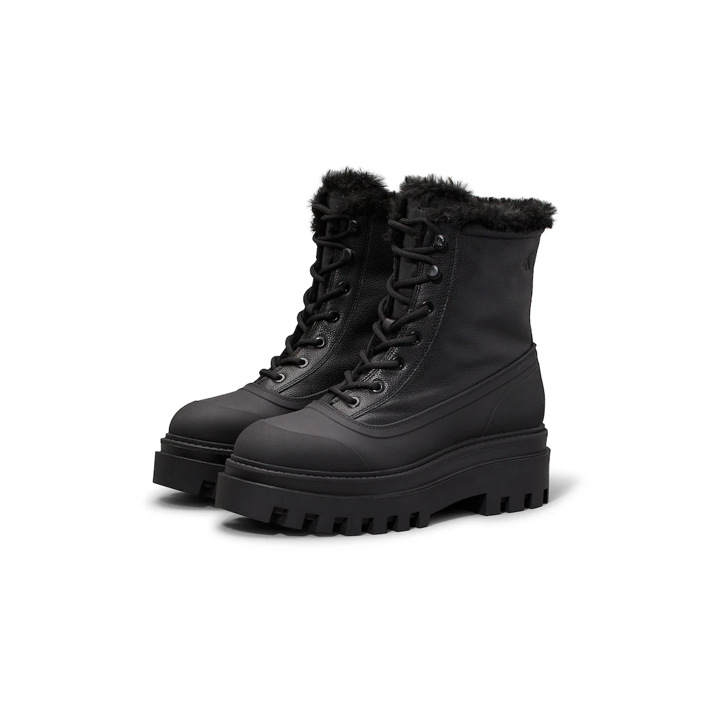 Calvin Klein Jeans Winterboots »FLATFORM LACE UP BOOT PADDED« Schnürboots Stiefelette Plateau-Profilsohle mit Warmfutter online kaufen