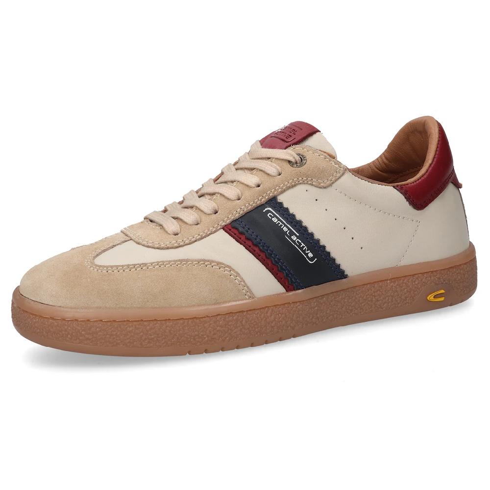 camel active Sneaker Schnürschuh Retro Sneaker Freizeischuh mit Logoschriftzug