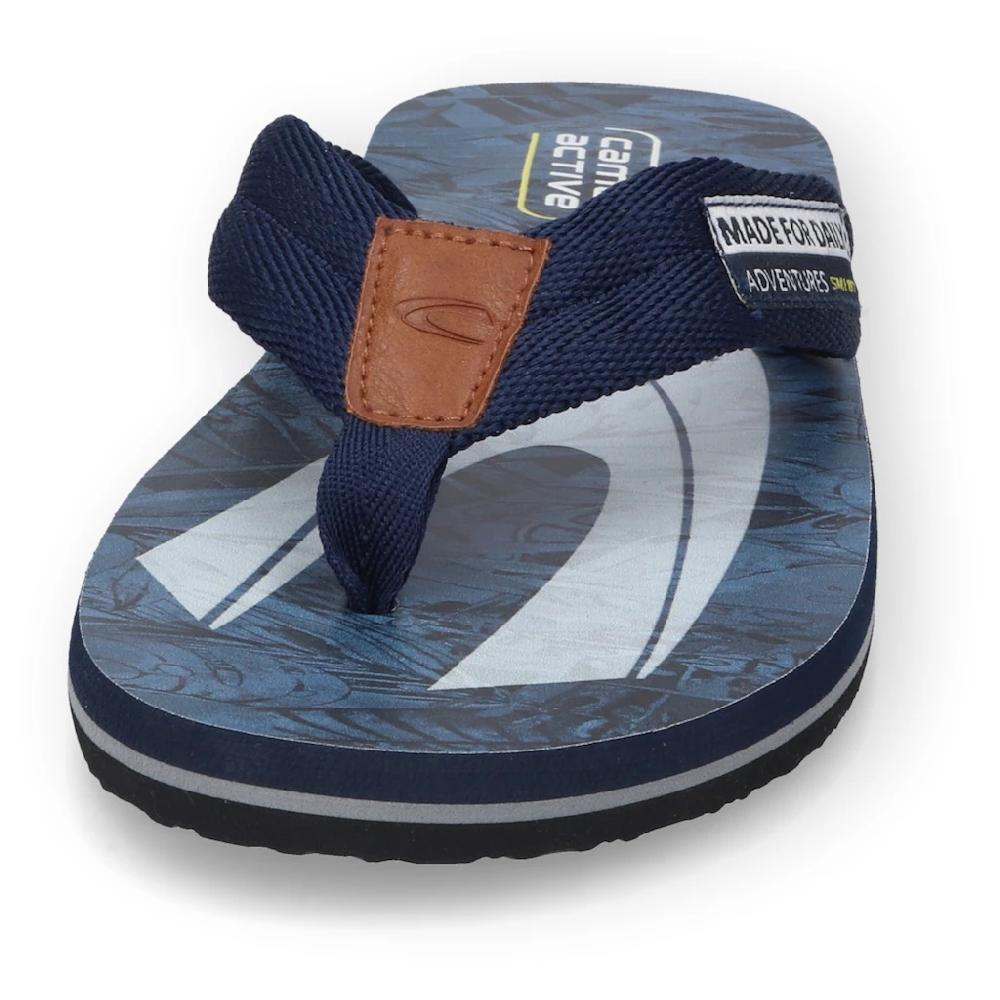 Camel Active Zehentrenner Sommerschuh Schlappen Poolslides Badeschuh Zehensteg ▷ Für