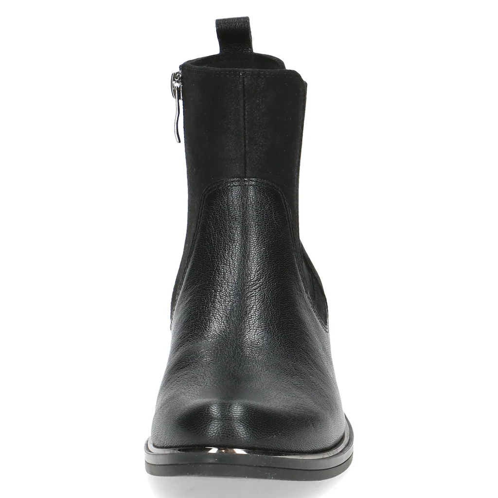 Caprice Chelseaboots Blockabsatz Boots Stiefelette Mit Praktischem Reißverschluss Bestellen