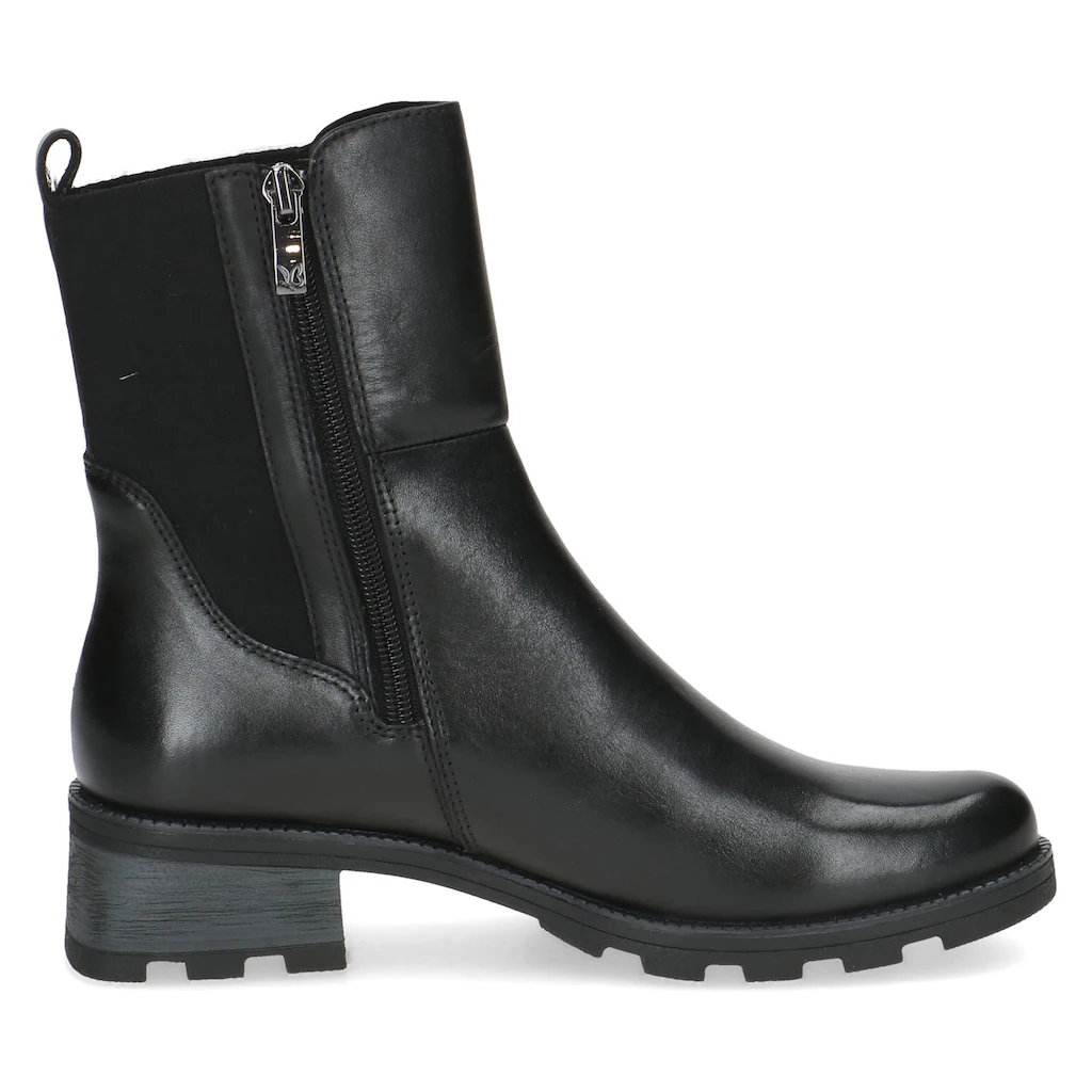 Caprice Chelseaboots Blockabsatz Stiefelette Komfortschuh Mit Breitem Stretcheinsatz Online Kaufen