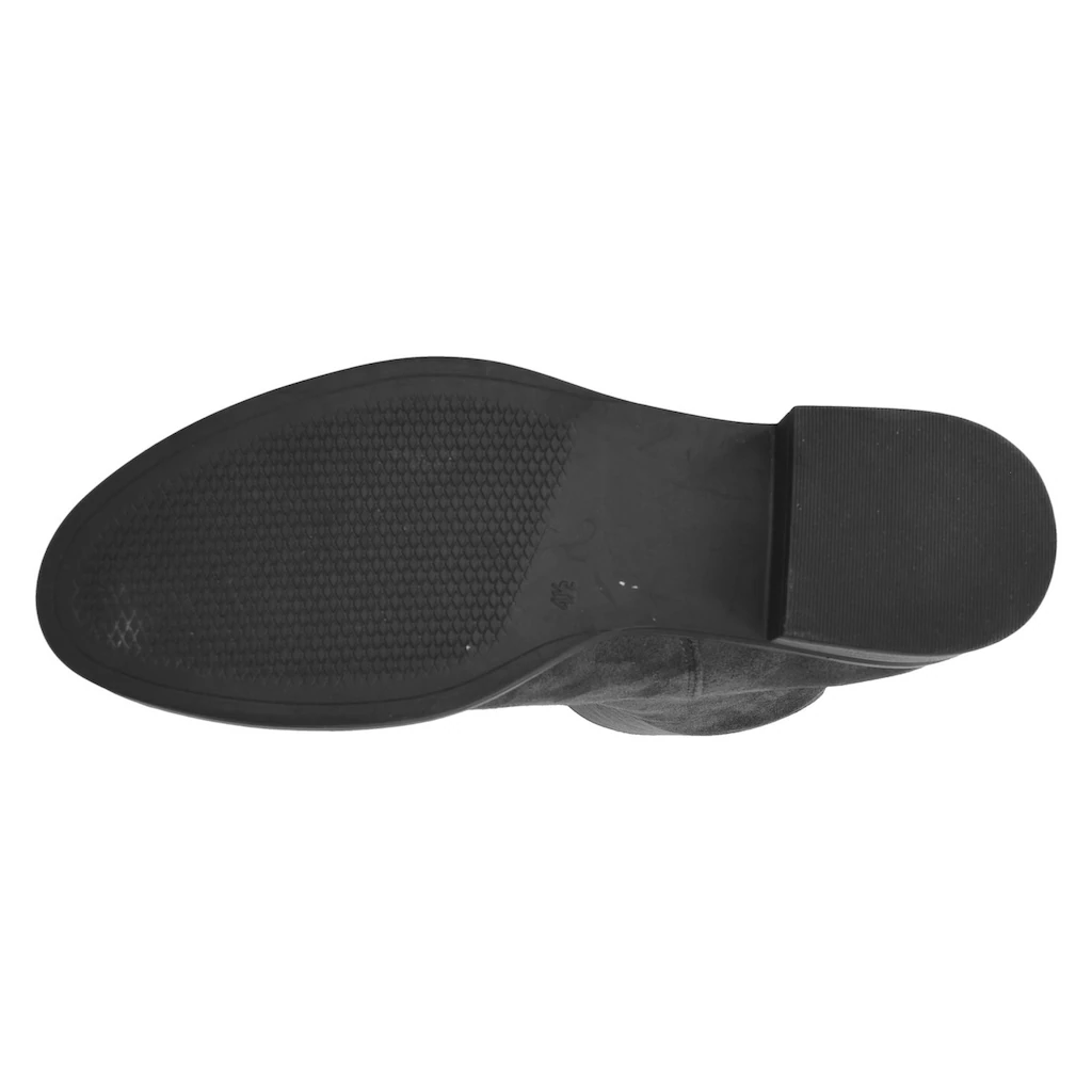 Caprice Schlupfstiefel Blockabsatz Langschaftstiefel In Klassischer Linie XS Schaft Kaufen