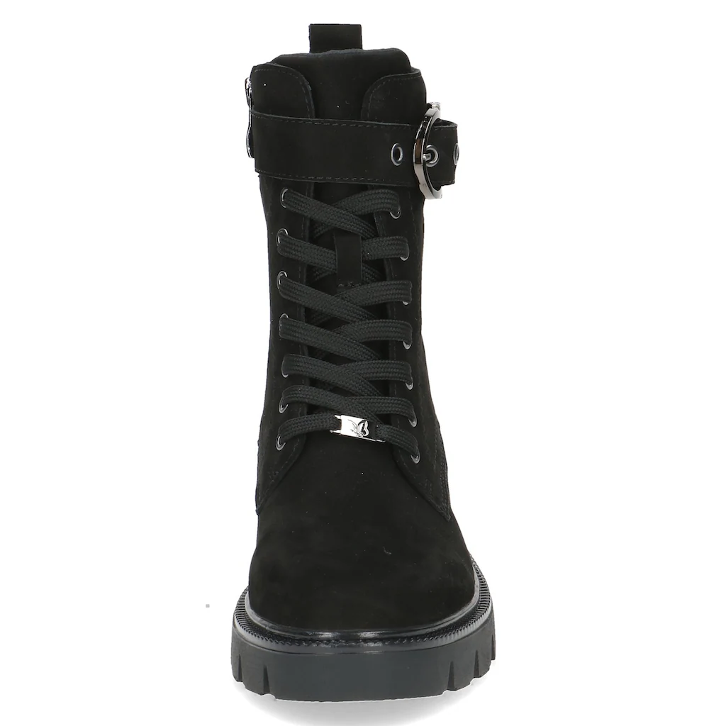 Caprice Schnürboots Blockabsatz Schnürstiefelette Mit Praktischem Wechselfußbett Online Kaufen