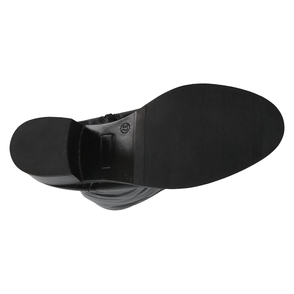 Caprice Stiefel Blockabsatz Langschaftstiefel Businessstiefel Innenreißverschluss Online Kaufen