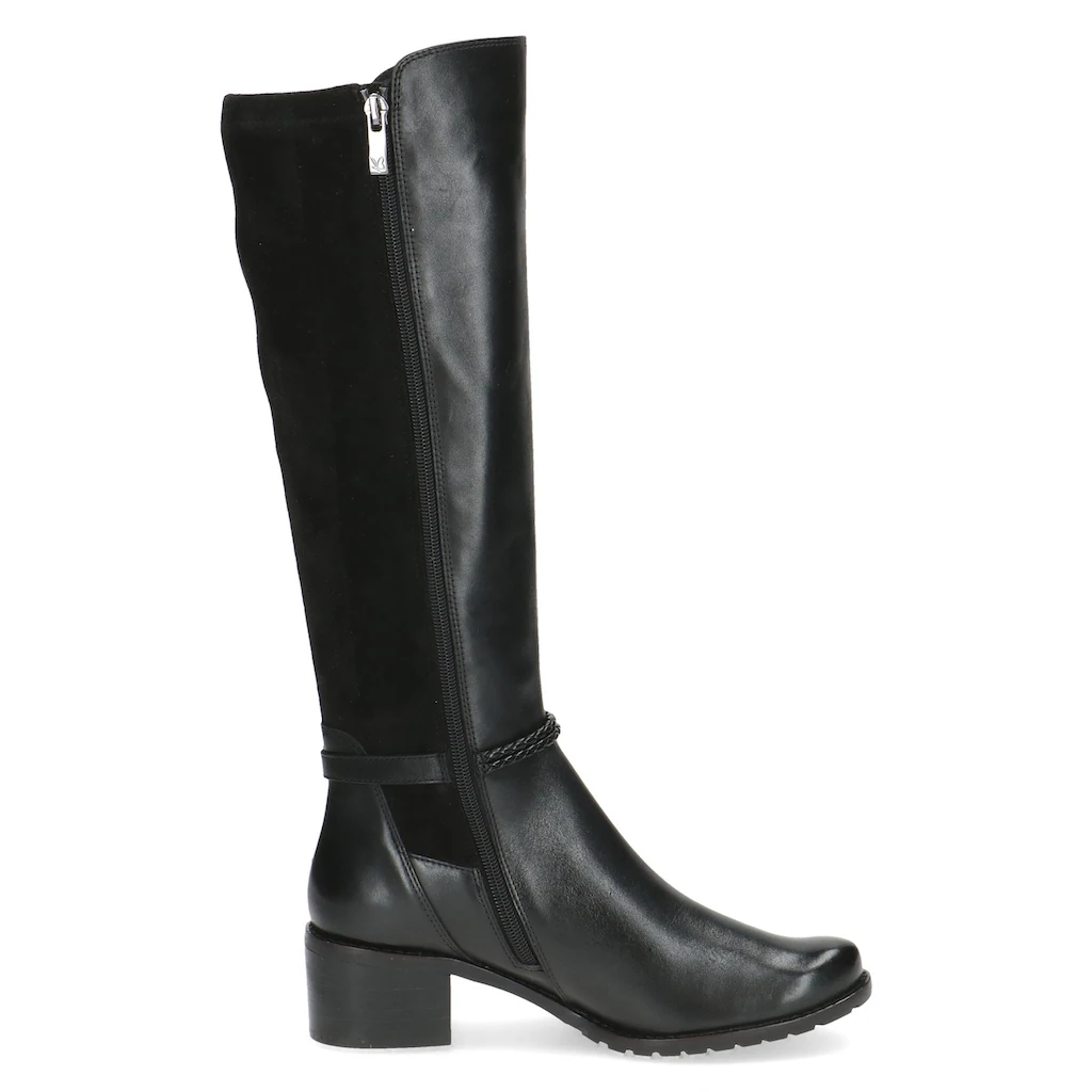 Caprice Stiefel Blockabsatz Langschaftstiefel Businessstiefel Mit Reißverschluss Online Bestellen