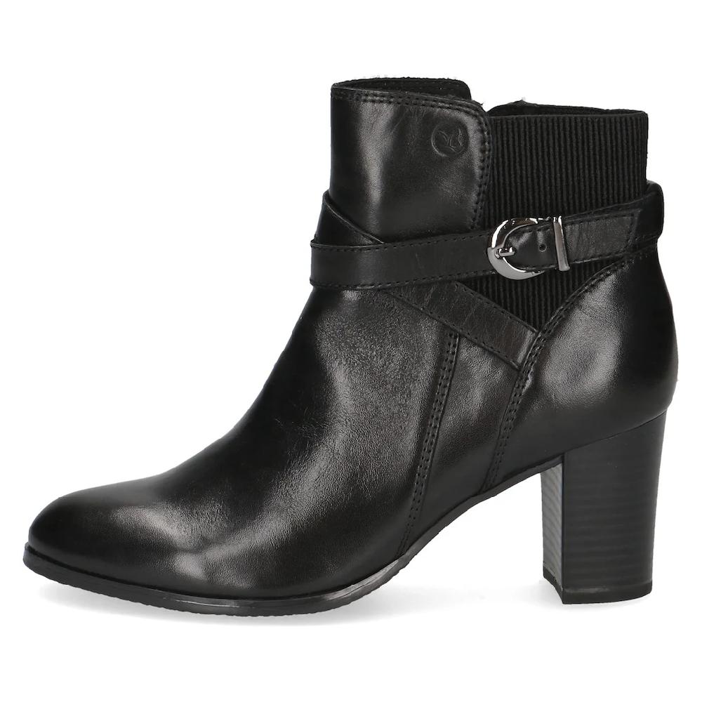 Caprice Stiefelette Blockabsatz Businessschuh Ankleboots Mit Zierschnalle ▷ Für
