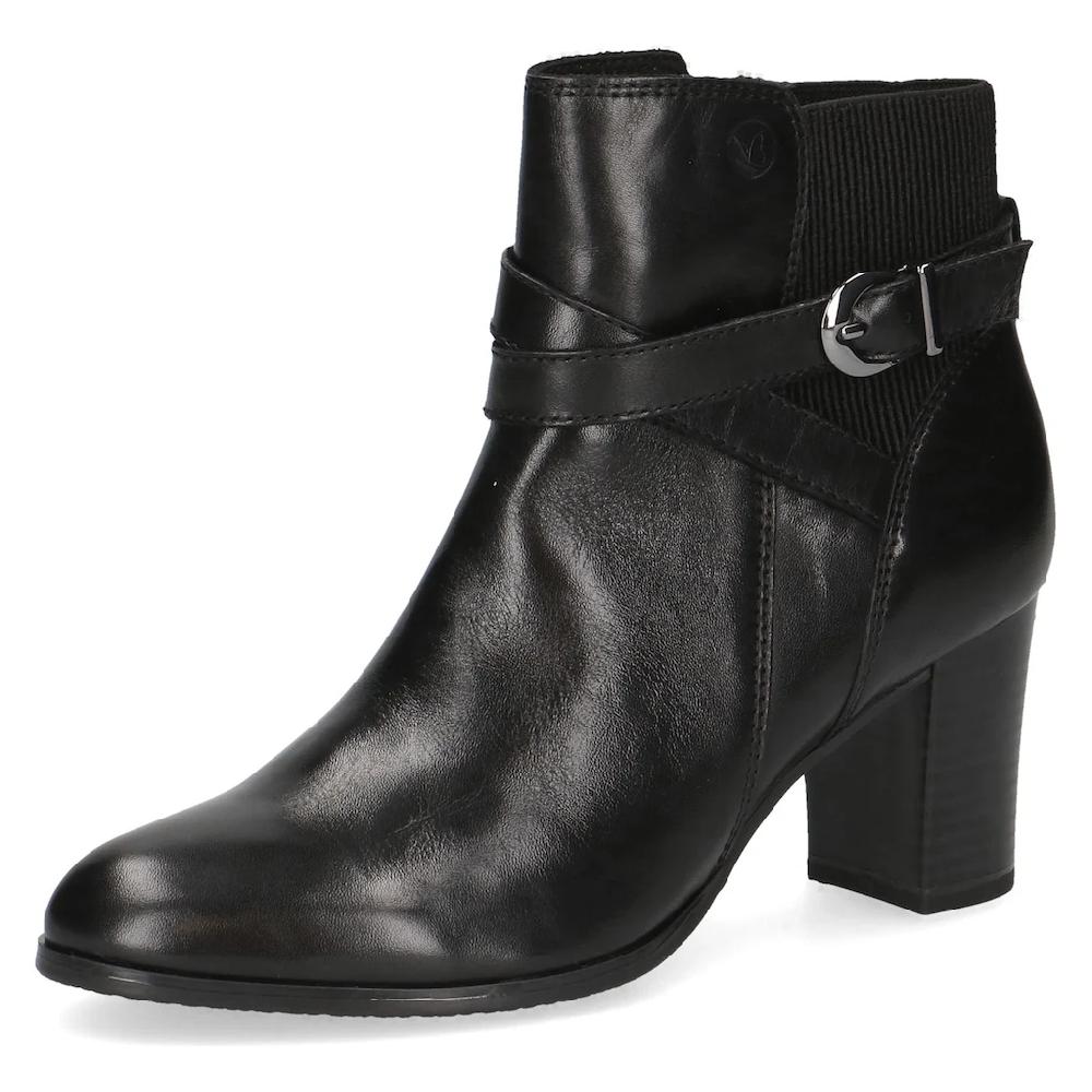 Caprice Stiefelette Blockabsatz Businessschuh Ankleboots mit Zierschnalle ▷ für