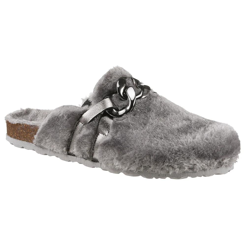 CITY WALK Pantoffel mit eleganter Zierkette ▷ für